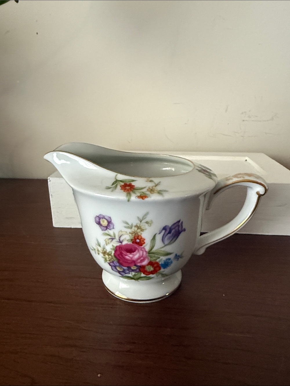 Vintage 1950’s Aladdin Fine China Dresdenia Creamer